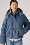 Levi's Western Bubble Shortie Jacket In Blue