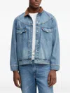 Levi's Jackets And Jackets Man Levis 002wn 000 Western Short Pff To Parris Trucker In Blue