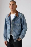 Levi's Western Shorthorn Trucker Jacket In Blue