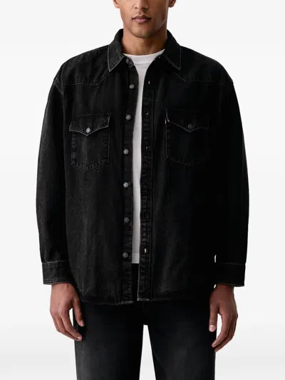 Levi's Western-style Denim Jacket In Black