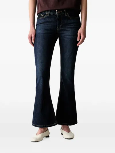 Levi's Whiskering-effect Jeans In Blue