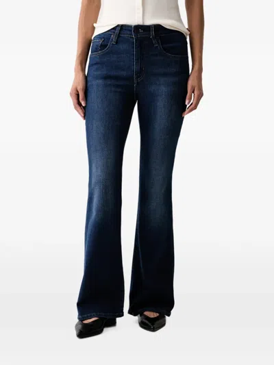 Levi's Whiskering-effect Jeans In Black