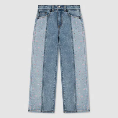 Levi's Wide Leg Color Block Pants Little Girls 4-6x 4 In Blue