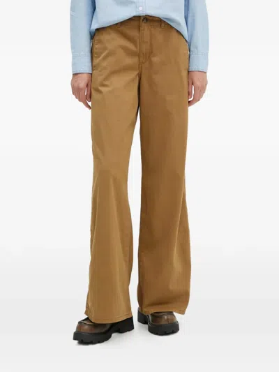 Levi's Wide-leg Denim Jeans In Brown