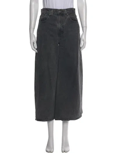 Pre-owned Levi's Wide Leg Pants In Black
