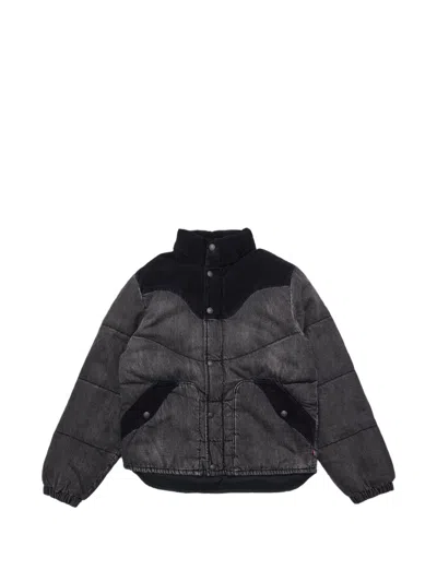 Levi's Wild West Puffer Jacket In Gray