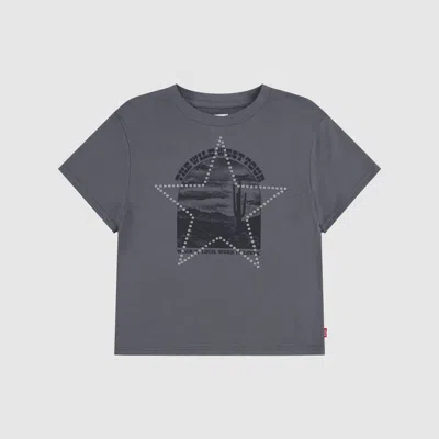 Levi's Wild West Tee Little Girls 4-6x T-shirt 4 In Gray