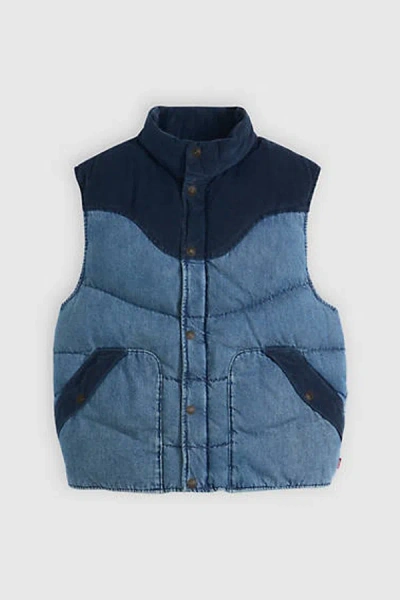 Levi's Wild West Vest In Blue