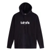 Levi's (wmns)  Hooded Logo Printing Hoodie Black