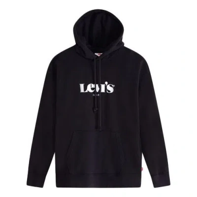 Levi's (wmns)  Hooded Logo Printing Hoodie Black