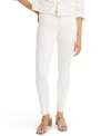 Levi's 311 Studded Ankle-zip Shaping Skinny Jeans In Soft Clean White