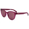 Levi's Women's 54 Mm Red Sunglasses