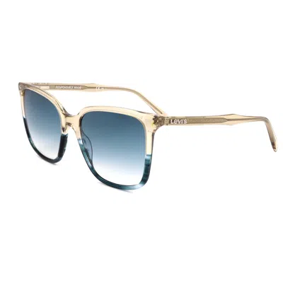 Levi's Women's 55 Mm Blue Sunglasses