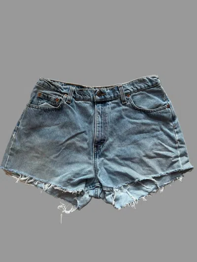 Levi's Women's 560 Classic Shorts In Light Denim In Blue