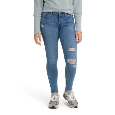 Levi's Women's 711 Mid Rise Skinny Jeans In Blue