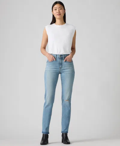 Levi's Women's 724 Straight-leg Jeans In White