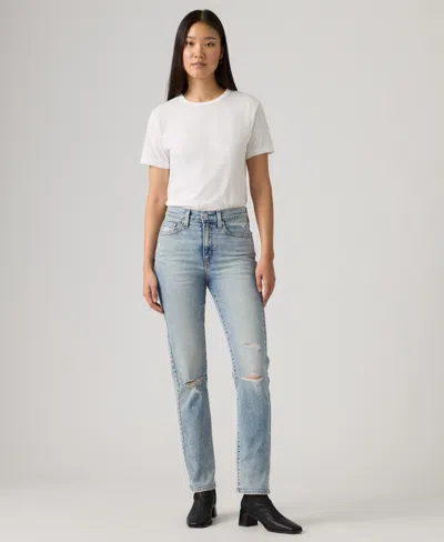 Levi's Women's 724 Straight-leg Jeans In Blue