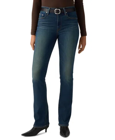 Levi's Women's 725 High Rise Bootcut Stellar Stretch Jeans In Total Grail Str
