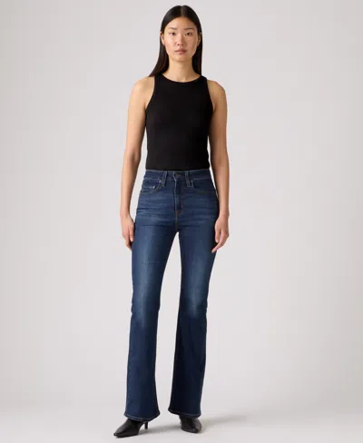 Levi's Women's 726 High Rise Slim Fit Flare Jeans In Black
