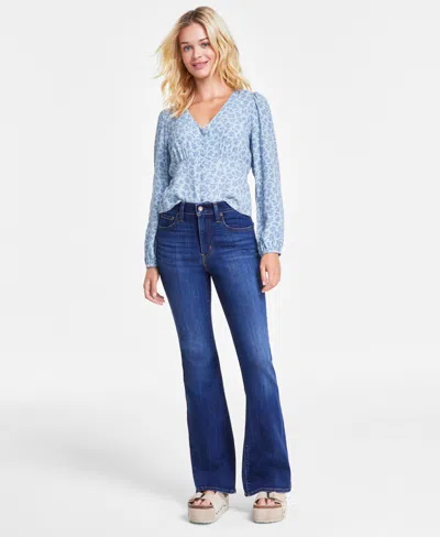 Levi's Women's 726 High Rise Slim Fit Flare Jeans In Blue