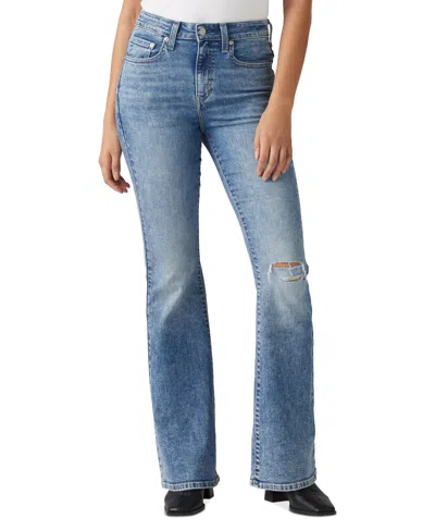 LEVI'S WOMEN'S 726 HIGH RISE SLIM FIT FLARE JEANS