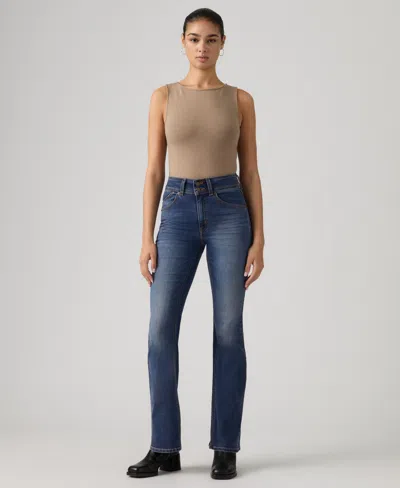 Levi's Women's 726 High Rise Slim Fit Flare Jeans In Blue