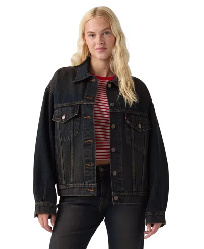 Levi's Women's 90s Cotton Trucker Jacket In Black
