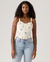 Levi's Adore Bustier Top In White