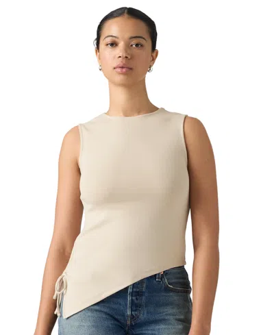 Levi's Women's Alila Asymmetrical Ribbed-knit Tank Top In Chateau Gray