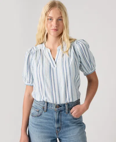 Levi's Women's Amelie Cotton Poplin Blouse In Multi