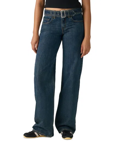 Levi's Women's Belted Superlow Loose Jeans In Blue