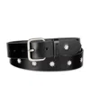 Levi's Women's Casual Floral Embroidered Belt In Black
