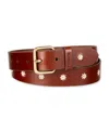 Levi's Women's Casual Floral Embroidered Belt In Brown
