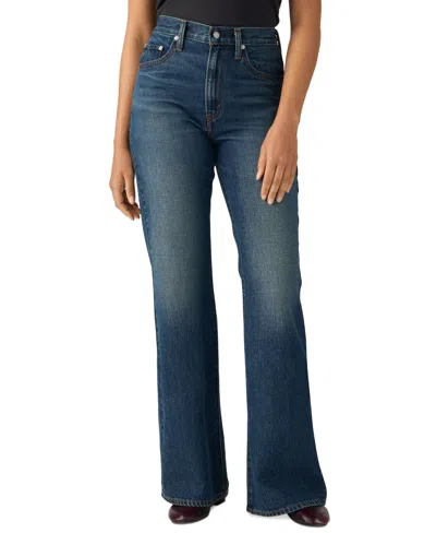 Levi's Women's Cinch High-waisted Flare Jeans In Blue