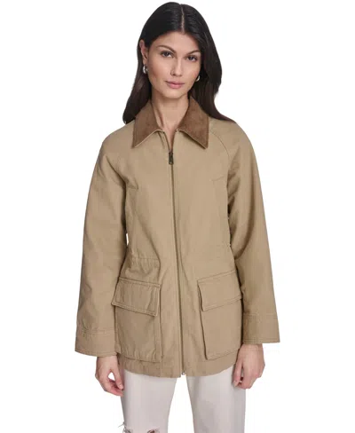 Levi's Women's Cinch Waist Barn Jacket In Brown
