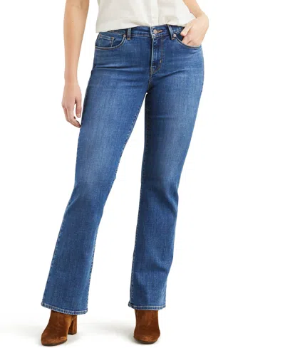 Levi's Women's Classic Bootcut Jeans In Short Length In Blue