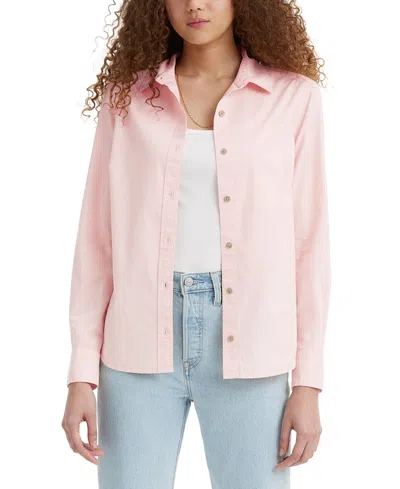 Levi's Women's Classic Fit Button-front Shirt In Pink