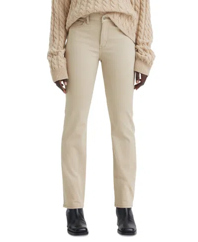 Levi's Women's Classic Mid Rise Straight-leg Jeans In Safari