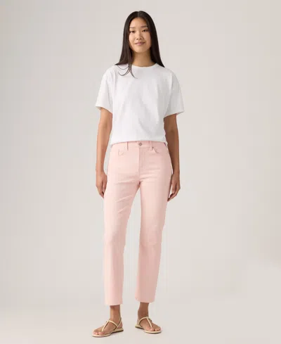 Levi's Women's Classic Mid Rise Straight-leg Jeans In Pink