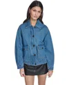Levi's Laydown Denim Utility Jacket In Blue