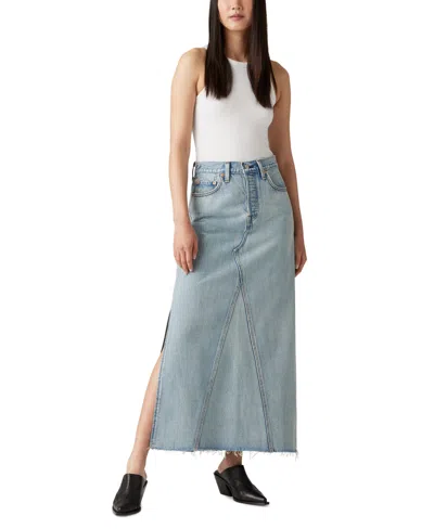 Levi's Women's Cotton Iconic Side-slit Maxi Skirt