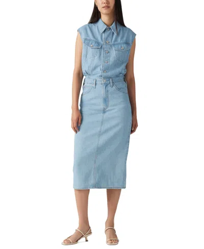 Levi's Women's Cotton Iconic Sleeveless Denim Dress