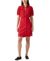 Levi's Women's Cotton Lea Button-front Mini Dress