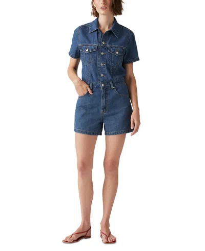 Levi's Women's Cotton Type Iii Denim Romper