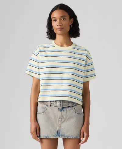 Levi's Women's Crewneck Cropped T-shirt In Multi
