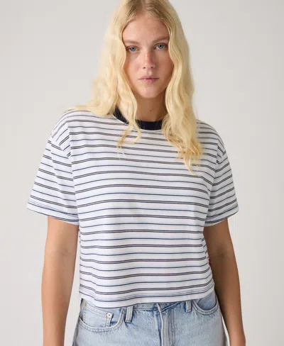 Levi's Women's Crewneck Cropped T-shirt In Multi