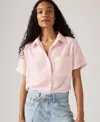 Levi's Women's Darlene Printed Short-sleeve Shirt In Pink