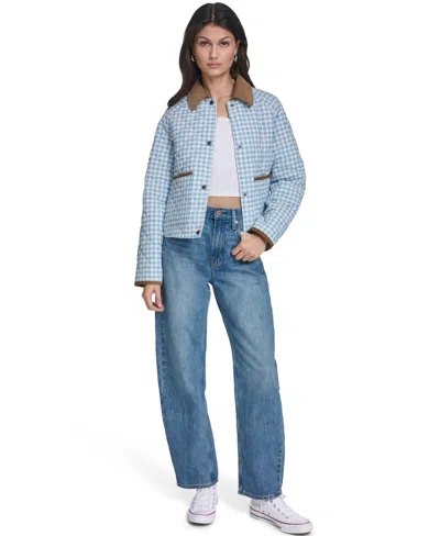 Levi's Women's Diamond Quilted Jacket In Blue