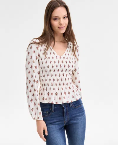 Levi's Women's Esme Long-sleeve Slim Fit Blouse In White