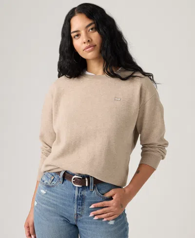 Levi's Women's Everyday Crewneck Sweatshirt In Neutral